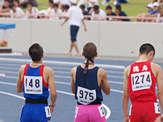 陸上競技の選手イメージ